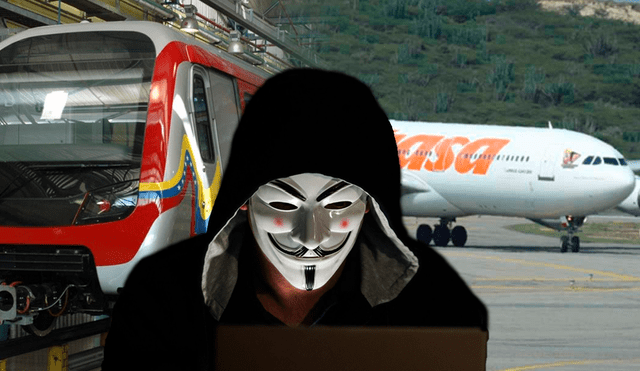 Anonymous intentó hackear las cuentas del Metro de Caracas y Canviasa. Foto: composición LR/ Metro de Caracas/ X