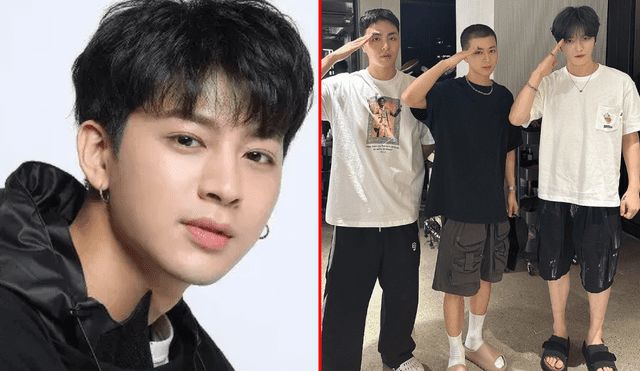 Miembros del grupo k-pop iKON se despidieron de Song Yun Hyeong tras su ingreso al servicio militar. Foto: composición LR/Instagram sssong_yh