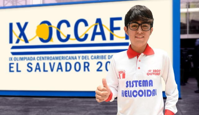 Sebastián Choque ganó la medalla de oro en la Olimpiada Centroamericana y del Caribe de Física. Foto: difusión