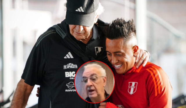 Jorge Fossati convocó a Christian Cueva para la Copa América 2024. Foto: composición LR/difusión/captura de La Radio Redonda