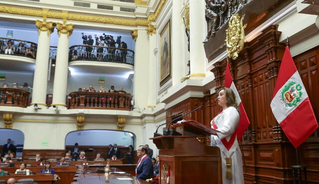 Boluarte alegó que hay equilibrio de poderes.