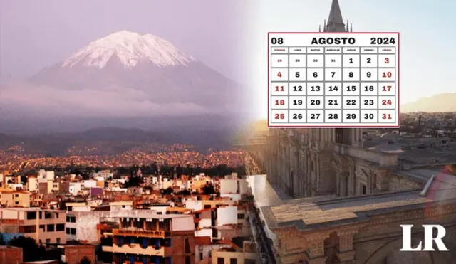 Arequipa es la segunda ciudad más poblada del Perú. Composición LR / Andina