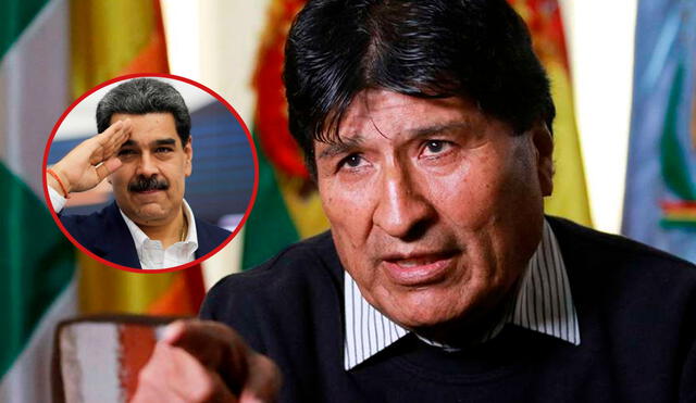 Evo Morales saca cara en favor de victoria de Nicolás Maduro en elecciones presidenciales 2024. Foto: composición LR/ AFP