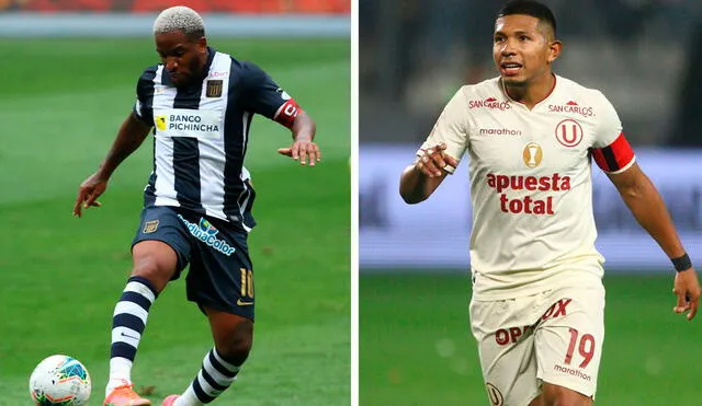 Jefferson Farfán y Edison Flores son las mayores ventas de Alianza Lima y Universitario, respectivamente. Foto: composición LR/Luis Jiménez/GLR