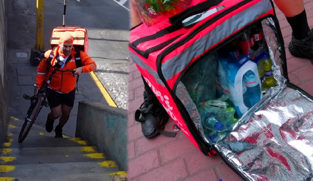 Mediante su canal de YouTube, iOA decidió mostrar una visión directa de lo que implica ser un repartidor por un día en Perú. Foto: composición LR / YouTube.