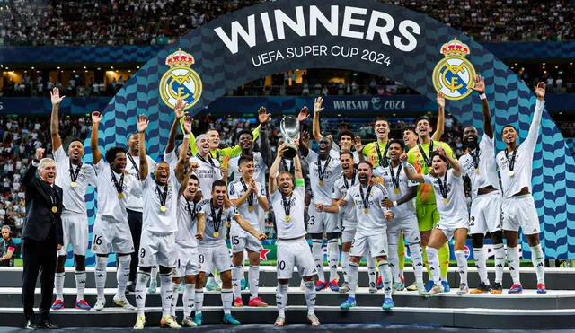 Real Madrid es el equipo más ganador de la Supercopa de Europa con seis títulos. Foto: Real Madrid