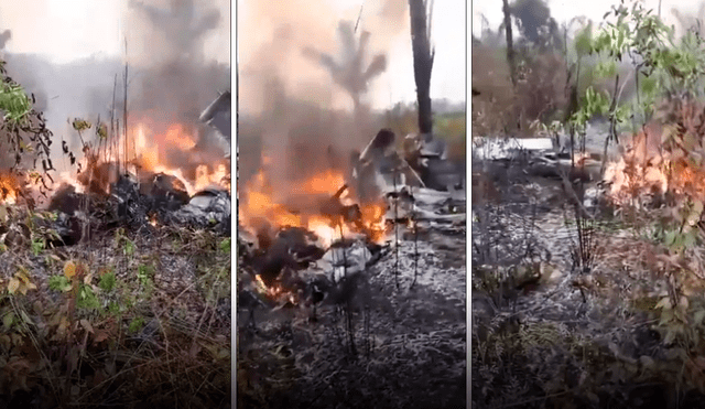 La Policía Militar confirmó que el accidente aéreo ocurrió en una finca. Foto: Composición LR/Captura/Notife.