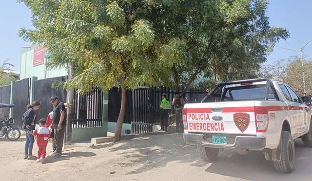 Autoridades policiales intervinieron en colegio de Piura. Foto: Maribel Mendo/LR