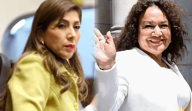 María Acuña fue acusada y denunciada constitucionalmente en 2023 por el presunto delito de concusión. Foto: composiciónLR/Andina