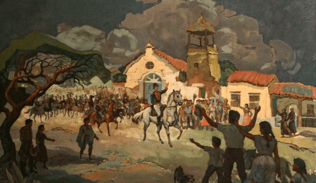 También es el segundo país de América Latina en independizarse. Foto: pintura de Gill Coimbra