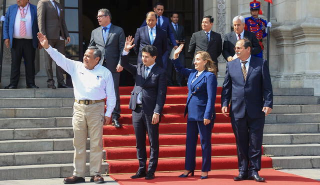 Julio Chávez Chiong indicó que no se hizo mención a un cambio en el gabinete Adrianzén. Foto: Presidencia