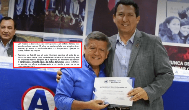 Cesar Florez descarta tener cercanía con el gobernador regional de la Libertad, Cesar Acuña. | Foto: Cuarto Poder / Canal N.