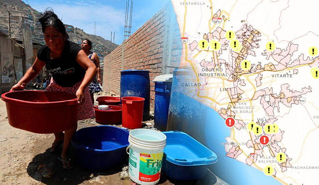 Sedapal anuncia corte de agua en diferentes distritos de Lima. Foto: LR/Sedapal