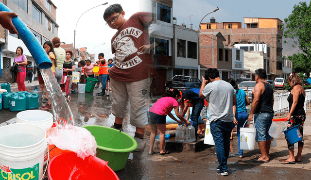 Los distritos de Lima Este se verán afectados por estos cortes de agua en Lima Este. Foto: composición LR/Andina