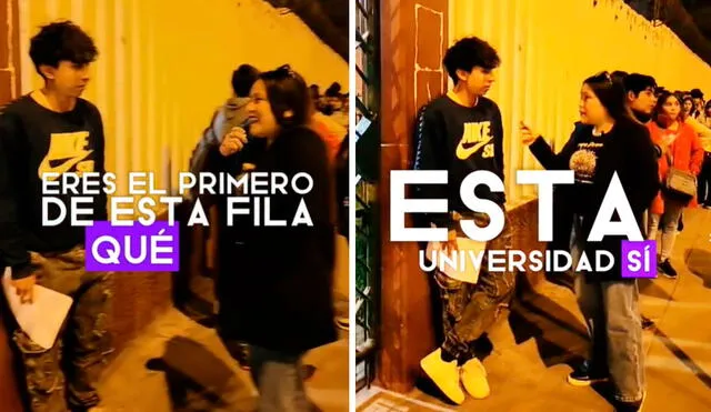 Usuarios en TikTok felicitaron al joven por su nivel de puntualidad para dar su examen de la UNI. Foto: composición LR/TikTok