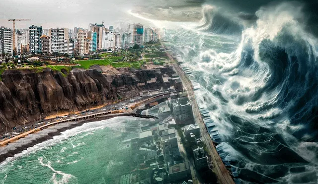 Un terremoto de gran magnitud puede ocasionar un tsunami. Ante ello, autoridades informan los edificios que servirán como refugio. Foto: composición LR/difusión