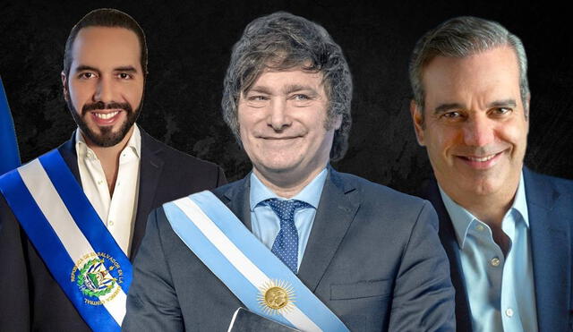 De los cinco primeros puestos, tres son presidentes latinoamericanos. Foto: composiciónLR/AFP