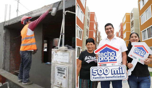 Techo Propio es un programa de apoyo a cargo del Ministerio de Vivienda, Construcción y Saneamiento. Foto: Andina/LR