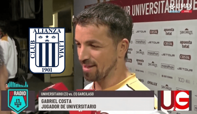 Gabriel Costa declaró luego de su segundo partido ganado en el estadio Monumental. Foto: composición LR/captura de pantalla