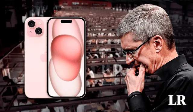 Apple empieza a mudar sus fábricas ante la negativa de producción. Foto: composición LR/El Español