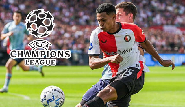 Marcos López ya ha jugado la Champions League con el Feyenoord, durante la temporada 2022-23. Foto: composición de LR/AFP