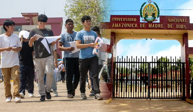 Examen de Admisión Ordinario 2024-II de la Universidad Nacional Amazónica de Madre de Dios. Foto: UNAMAD