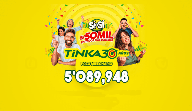 Revisa AQUÍ los resultados del sorteo de La Tinka del domingo 18 de agosto. Foto: La Tinka