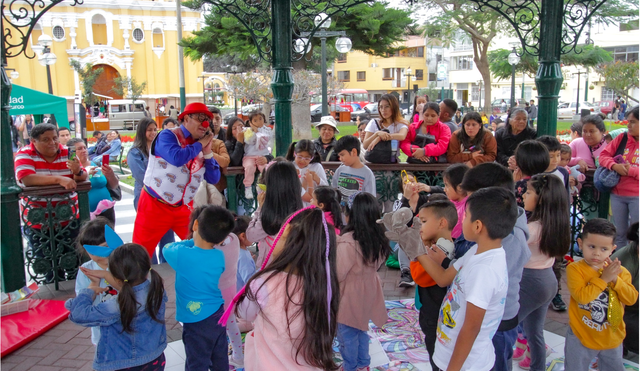 Juego, diversión y unión familiar en Surco por el Día del Niño.