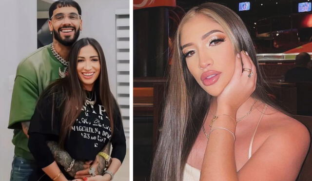 Anuel oficializó su relación con Laury Saavedra en julio de 2023. Foto: composición LR/Telemetro/difusión del Instagram Laury Saavedra