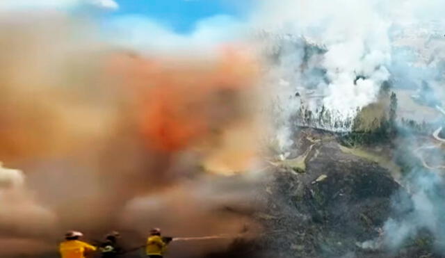 Otro de los factores que agrava la situación es la lejanía a la zona para palear incendio. Foto: captura ATV