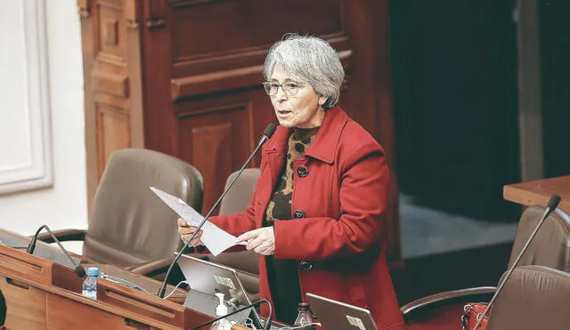 En la mira. Congresista de Perú Libre, María Aguero.