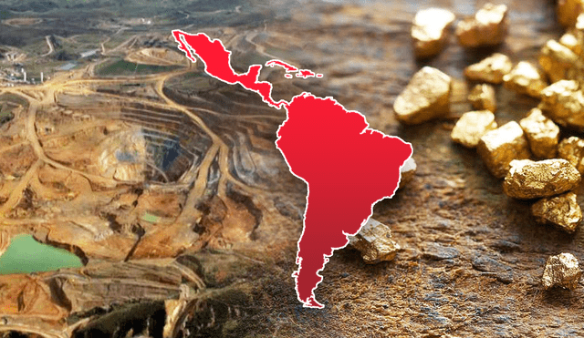 El oro en esta nación se debe a la minería que se explota. Foto: composición LR/DW