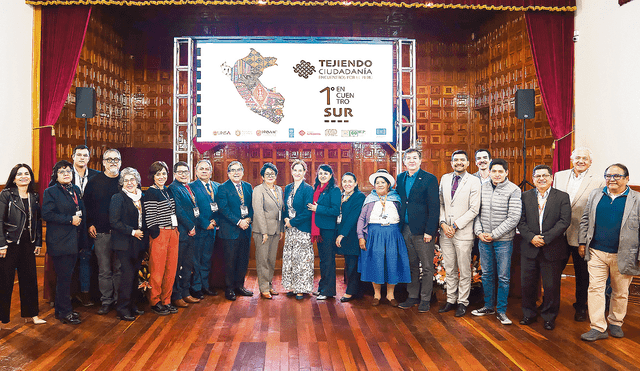 Aportes. Valiosas contribuciones se dejarán oír en ‘Tejiendo Ciudadanía¿, esta vez en Trujillo. Foto: difusión