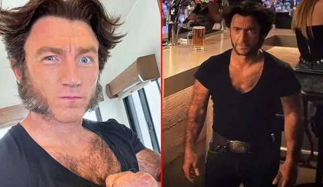 Luke Bennett confirmó en sus redes que él prestó su cuerpo para el mini Logan en ‘Deadpool y Wolverine’. Foto: composición LR/Instagram Luke Bennet/Marvel Studios