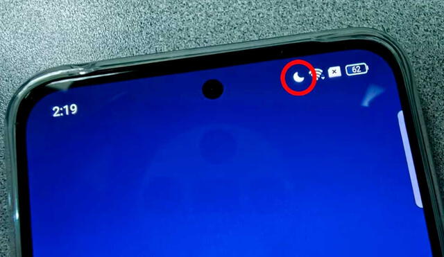 En algunos celulares, el ícono de 'No molestar' tiene otra forma. Foto: El Universal