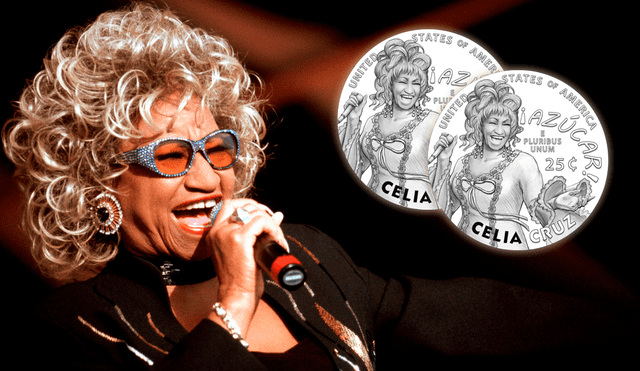 La Casa de la Moneda de los Estados Unidos inició la venta de la divisa en honor a Celia Cruz. Foto: Composición LR