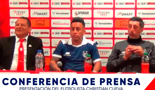 Christian Cueva firmó un contrato con Cienciano por los próximos tres meses. Foto: captura de Cienciano