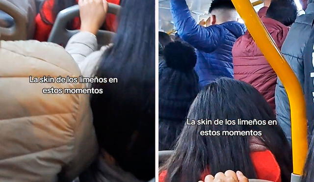 Las bajas temperaturas en Lima han generado que los ciudadanos saquen abrigadoras casacas. Foto: composición LR/TikTok