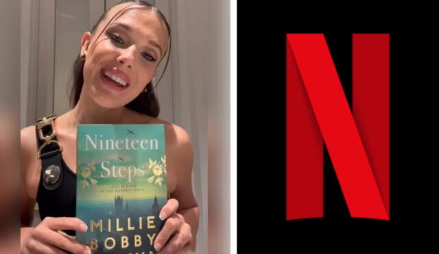 Millie Bobby Brown producirá su novela '19 escalones'. Foto: composición LR/ Netflix