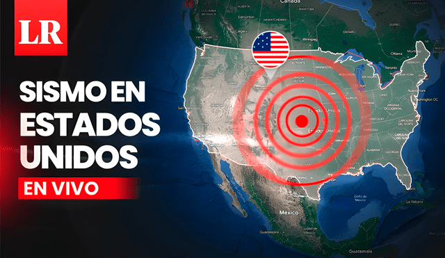 Último sismo registrado en Estados Unidos por el USGS. Foto: Composición LR