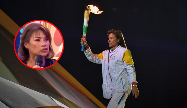 Cecilia Tait es subcampeona olímpica con la selección de vóley en Seúl 1988. Foto: composición LR/captura de América TV/AFP