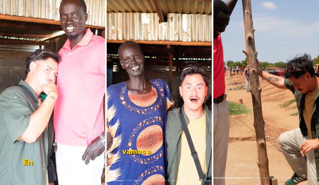 Los Dinka son considerados la gente más alta del mundo. Foto: composición LR/TikTok