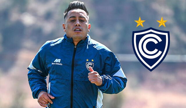 Christian Cueva fue anunciado en Cienciano el último lunes 19 de agosto. Foto: composición LR/Cienciano/X