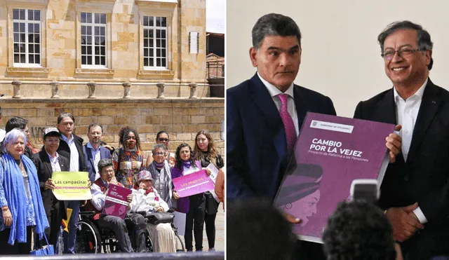 De las 800.000 personas que cumplen con los requisitos para la ventana pensional, cerca de 460.000 están afiliadas a fondos de pensiones privados. Foto: Composición LR/Prosperidad Social/AFP