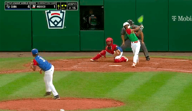 México dejó en el terreno a Cuba con un jonrón en el último inning. Foto: ESPN