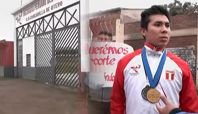 Medallistas en karate acudieron al IPD de San Juan de Lurigancho. Foto: composición LR/captura/Panamericana TV