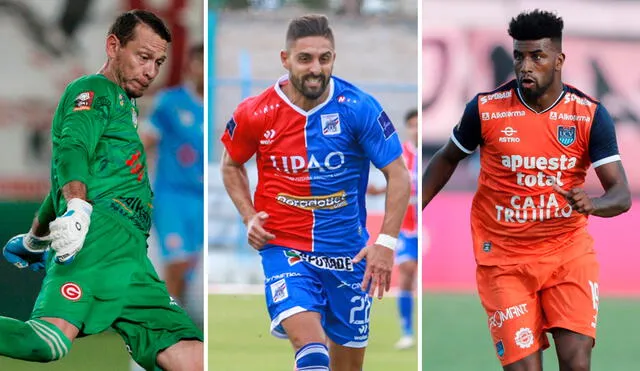 Diego Penny, Luis Urruti y Carlos Ascues nunca han jugado en la Segunda División del Perú. Foto: composición de LR/Luis Jiménez/Carlos A. Mannucci