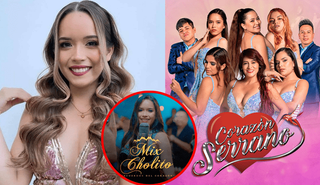 Kiara Lozano lleva tres años en las filas de Corazón Serrano. Foto: Composición LR/Kiara Lozano/Corazón Serrano/Instagram