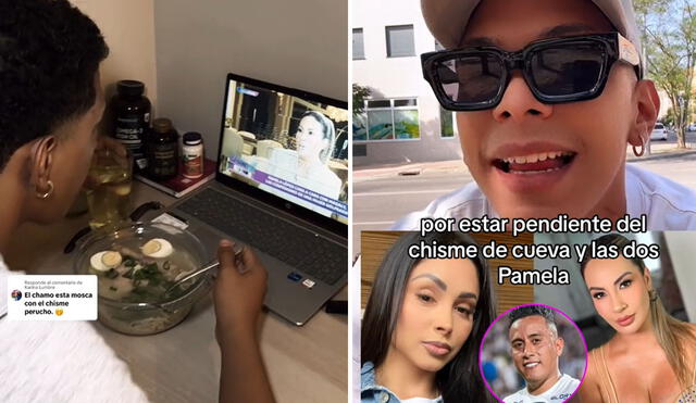 "El chisme está potente", reaccionaron usuarios en redes. Foto: composición LR/ TikTok