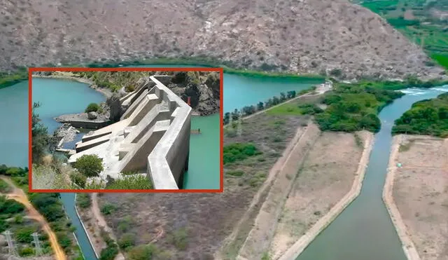 Represa de Chota es un megaproyecto situado en la región Cajamarca. Foto: composición LR/Perú Construye